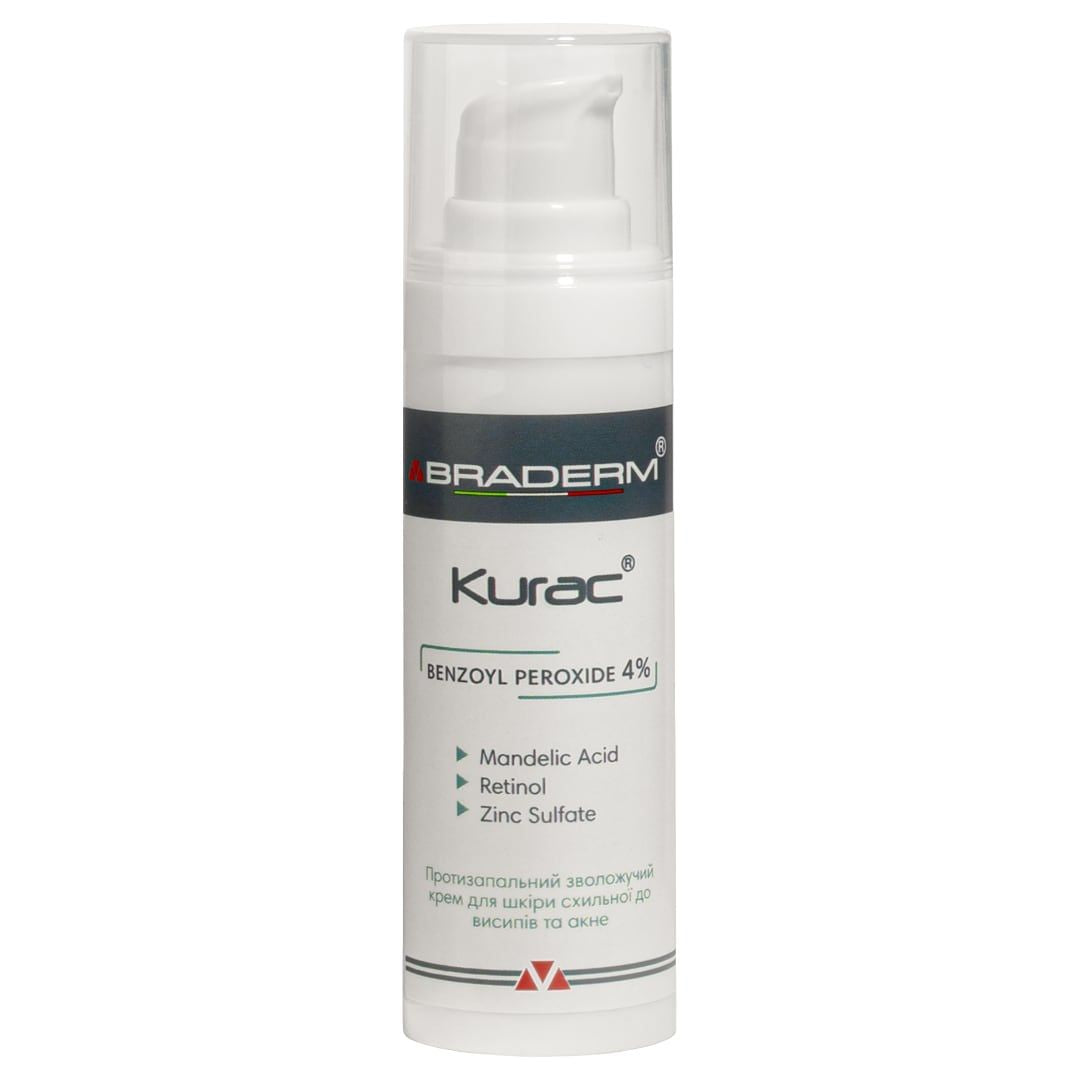 Kurac cream протизапальний крем з бензоїл пероксидом 4%
