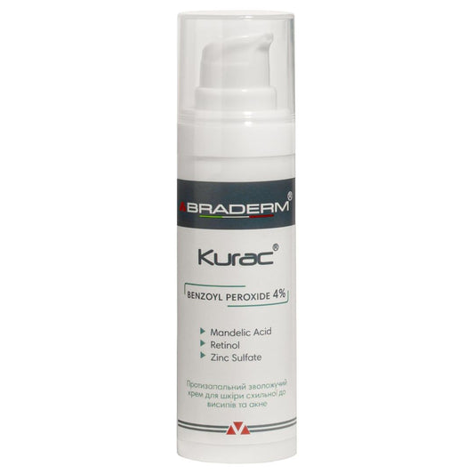 Kurac cream протизапальний крем з бензоїл пероксидом 4%