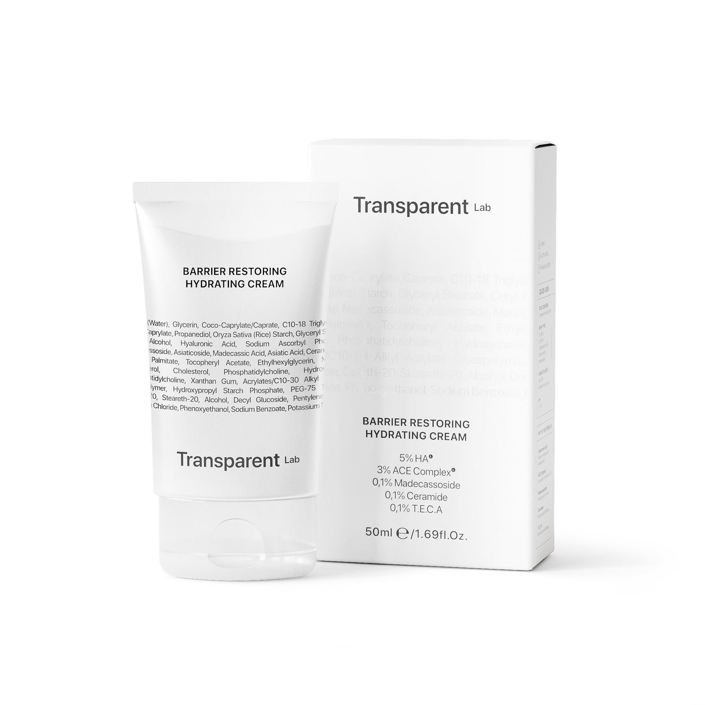 Transparent Lab Barrier Cream Крем для відновлення бар’єрної функції, 50 мл