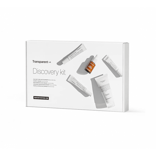 DISCOVERY KIT PACK MINIS TRANSPARENT LAB  Набір мініатюр для догляду за шкірою